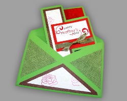 Bild von Briefumschlag mit einer Muttertagskarte