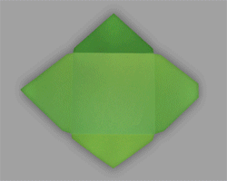 Bilder vom Falten des Muttertagumschlags