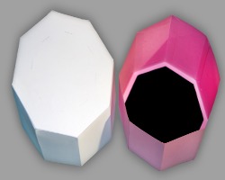 Bild von den beiden Elementen des Bodens der Minni Maus Torte