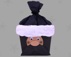 Knecht Ruprecht Geschenkverpackung Bild von Knecht Ruprecht aus Papier (Weihnachtsgeschenk)