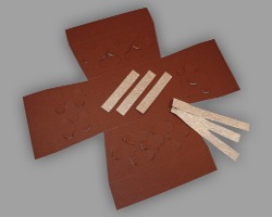 Bild der Unterseite des Osterkorbes