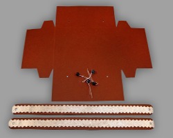 Bild von allen Elementen für den Deckel des Korbes