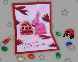 Osterhasenkarte zum Verschicken Bild von Osterhasenkarte zum Verschicken