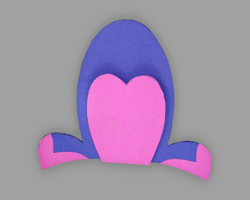 Bilder vom Basteln des Körpers des Osterhasen