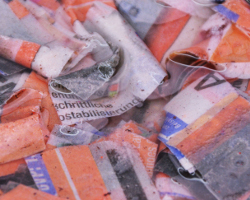 Gekochtes Zeitungspapier Bild von leckerem gekochtem Zeitungspapier für Papierliebhaber