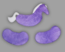 Körper des Papierpferdes zerlegt Bild vom zerlegten Körpder des Papierpferdes