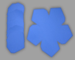 Grundelemente für Papierschneemann Bild von Grundelementen für Papierschneemann