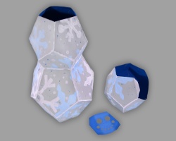 Kopfkugel des Schneemanns Bild von Kopfkugel des Papierschneemanns