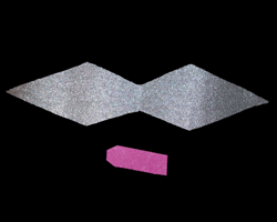 Bild von Schleife aus Metallicpapier