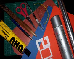 Bastelmaterial Silvester Accessiores Bild von Bastelmaterial für Silvesterbrille und Zylinder