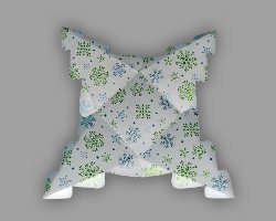 Grundgerüst eines geöffneten Papiertannenbaums