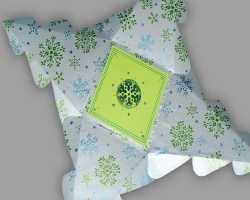 Bild von Embossing Technik im Papiertannenbaum