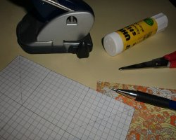 Bastelmaterial zum Tischspender