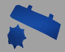 Bild von Elementen aus Wellpappe für Elefantenfüße