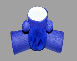 Bild von Körper eines Elefanten aus Wabenpapier