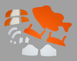 Bild von Papier für einen Clownfisch