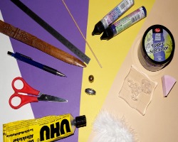 Bild von Material zum Basteln eines Weihnachtsengels