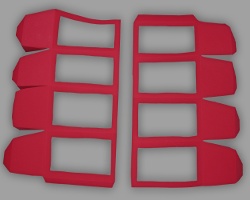 Fensterverkleidung für Becher Bild von Fensterverkleidung für den Papierbecher