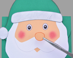 Santa Claus aus Papier basteln Bild vom Basteln von Santa Claus aus Papier