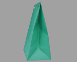 Amerikanische Lunch Bag Bild von amerikanischer green Lunch Bag aus Papier