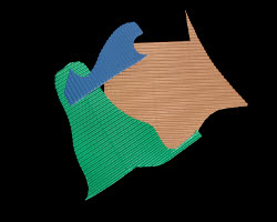 Wellpappe Bunte Wellpappe
