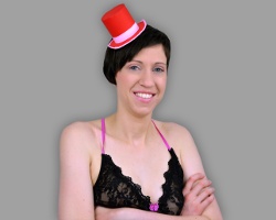 Frau mit Burlesque Zylinder Sexy Frau (DAoCFrEak) mit Burlesque Zylinder