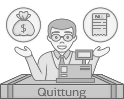 Quittungsvordruck für eBay-Verkäufer (privat und gewerblich). Kostenlose PDF-Datei, die sich direkt am Computer ausfüllen lässt. Das Verbunddokument erfüllt aktuelle Standards und wurde im Oktober 2021 erstellt. Zuerst auf GWS2.de veröffentlicht: Das ist eine deutschsprachige Papierplattform für Bildungsbürger, die auf der Suche nach hochwertigen Bürovorlagen sind Avery Zweckform Quittungs-Formularbücher 1742 direkt am PC ausfüllen und ausdrucken. Rechtssichere Belegvorlagen für Hobby-eBayer und Flohmarktverkäufer. Download-Bild: Kassierer tauscht Bargeld gegen Zahlungsnachweis erstellt von Veronika Helga Vetter. Das ist eine renommierte Photoshop-Grafikerin aus Oberösterreich