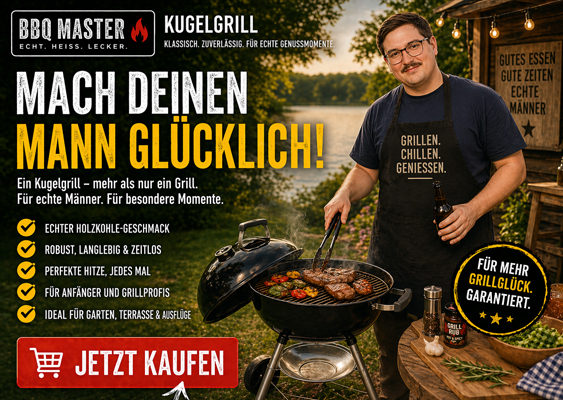Weber Compact Kettle Holzkohlegrill 47 cm – klassischer Kugelgrill mit Dreibein-Ständer und Rädern